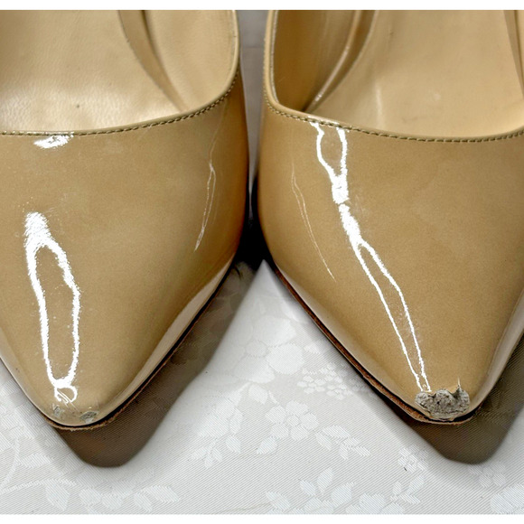Jimmy Choo Women’s Heels Size 39.5/9 Tan - Picture 3 of 10
